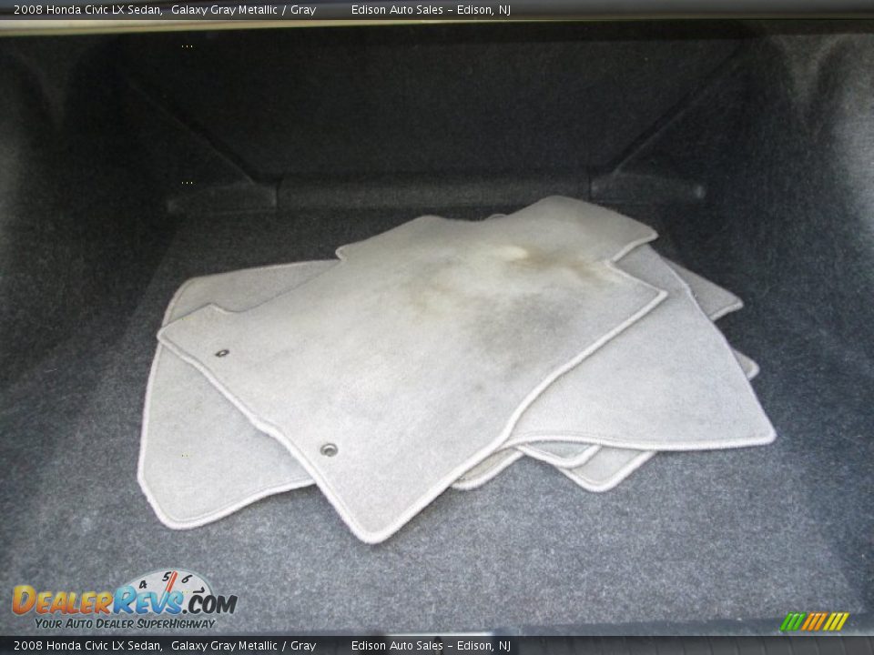 2008 Honda Civic LX Sedan Galaxy Gray Metallic / Gray Photo #23