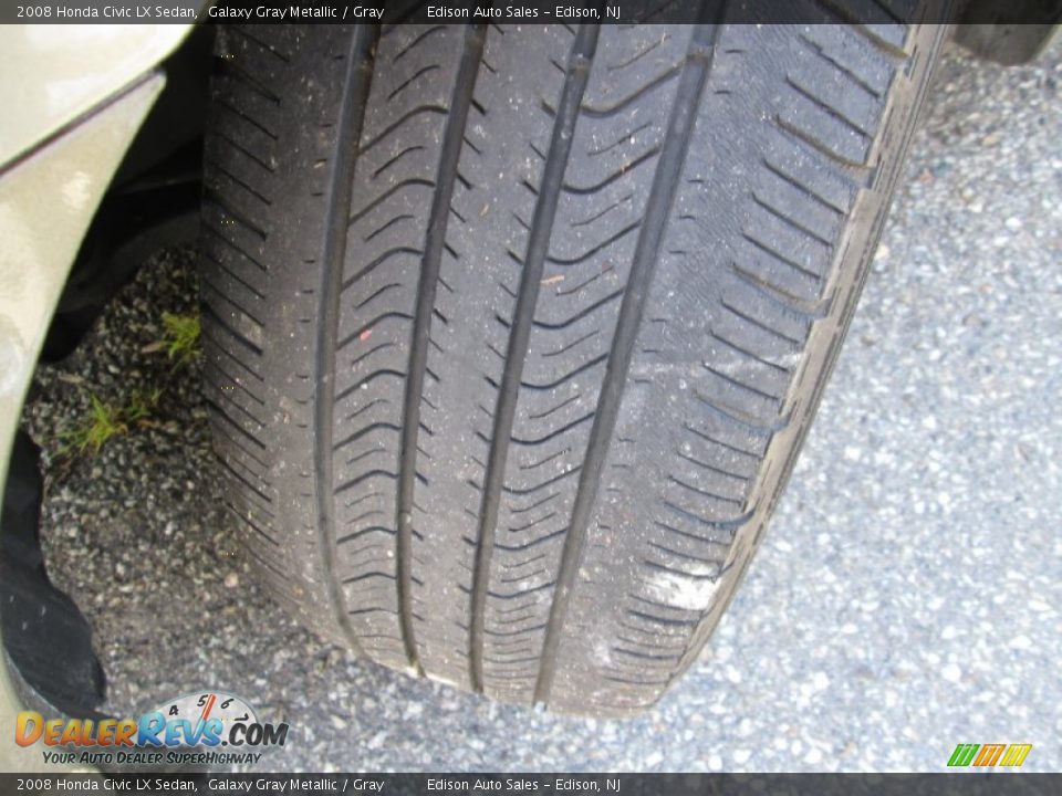 2008 Honda Civic LX Sedan Galaxy Gray Metallic / Gray Photo #29