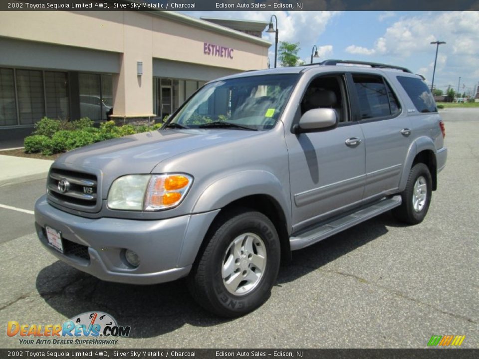 2002 Toyota Sequoia Limited 4WD Silver Sky Metallic / Charcoal Photo #2