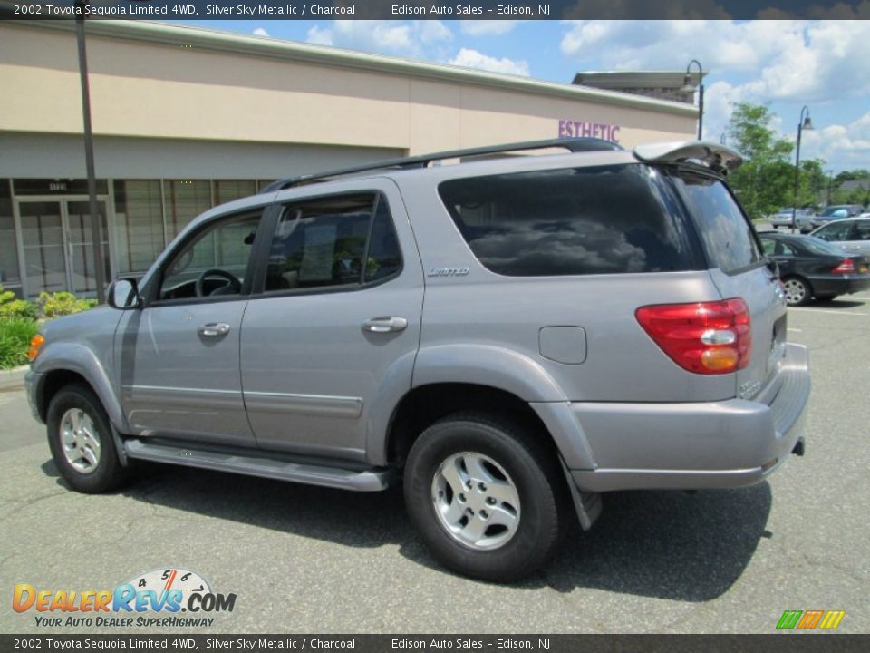 2002 Toyota Sequoia Limited 4WD Silver Sky Metallic / Charcoal Photo #4