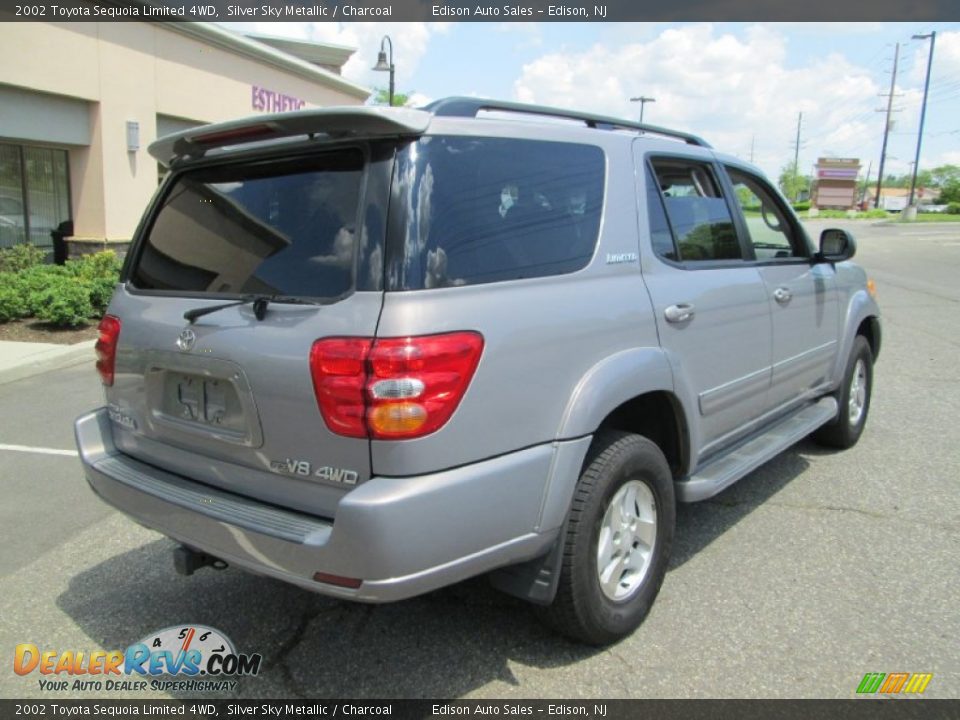 2002 Toyota Sequoia Limited 4WD Silver Sky Metallic / Charcoal Photo #7