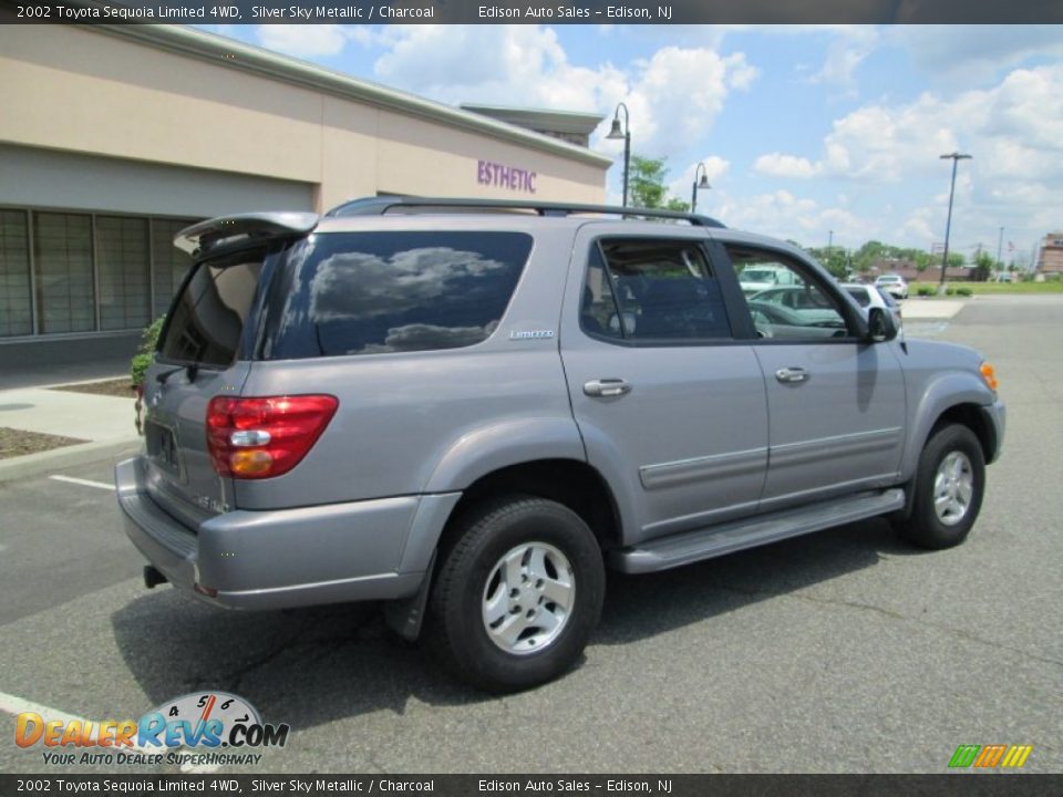 2002 Toyota Sequoia Limited 4WD Silver Sky Metallic / Charcoal Photo #8