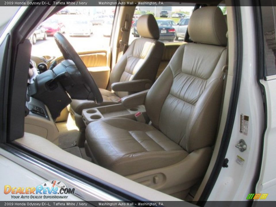2009 Honda Odyssey EX-L Taffeta White / Ivory Photo #10