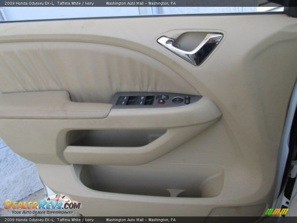 2009 Honda Odyssey EX-L Taffeta White / Ivory Photo #12