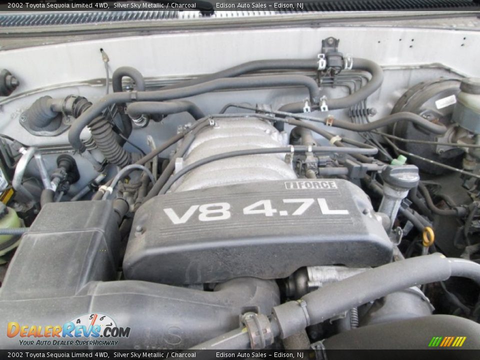 2002 Toyota Sequoia Limited 4WD 4.7 Liter DOHC 32-Valve V8 Engine Photo #31