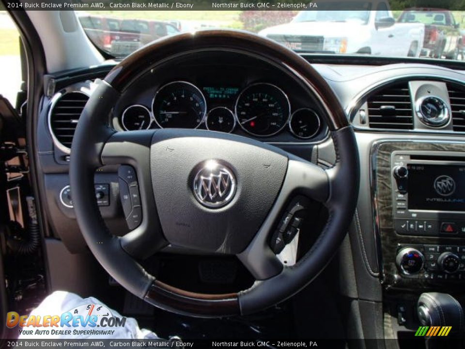 2014 Buick Enclave Premium AWD Steering Wheel Photo #19