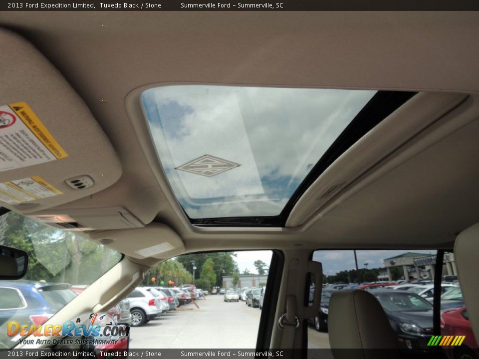 2013 Ford Expedition Limited Tuxedo Black / Stone Photo #4