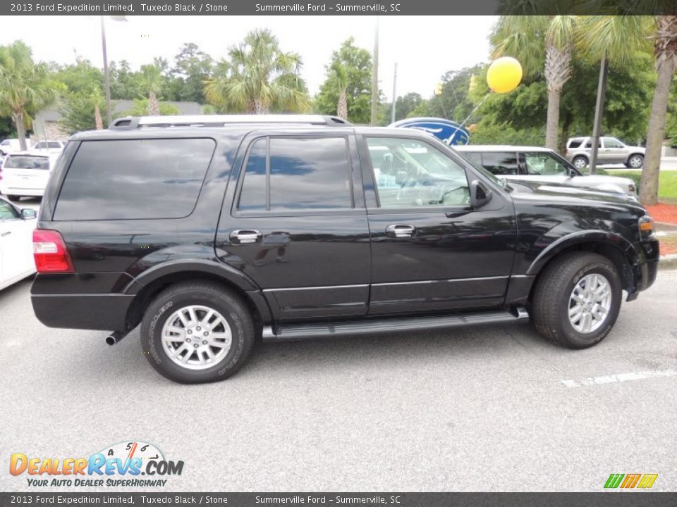 2013 Ford Expedition Limited Tuxedo Black / Stone Photo #10
