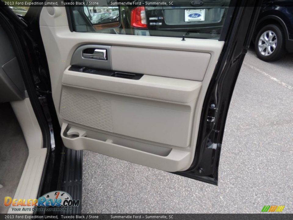2013 Ford Expedition Limited Tuxedo Black / Stone Photo #12