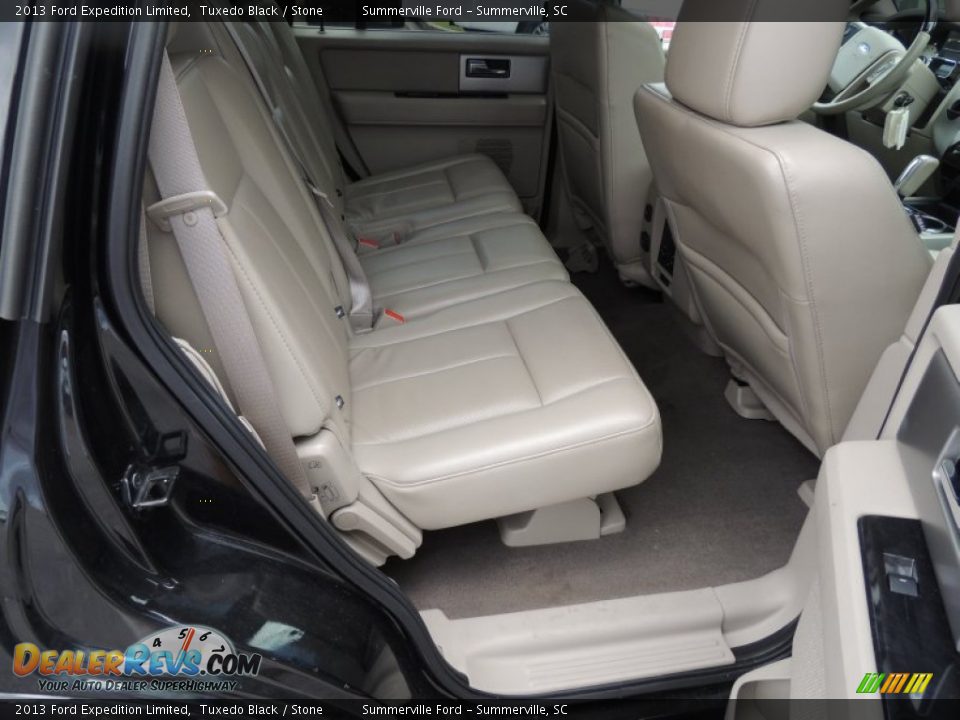 2013 Ford Expedition Limited Tuxedo Black / Stone Photo #13