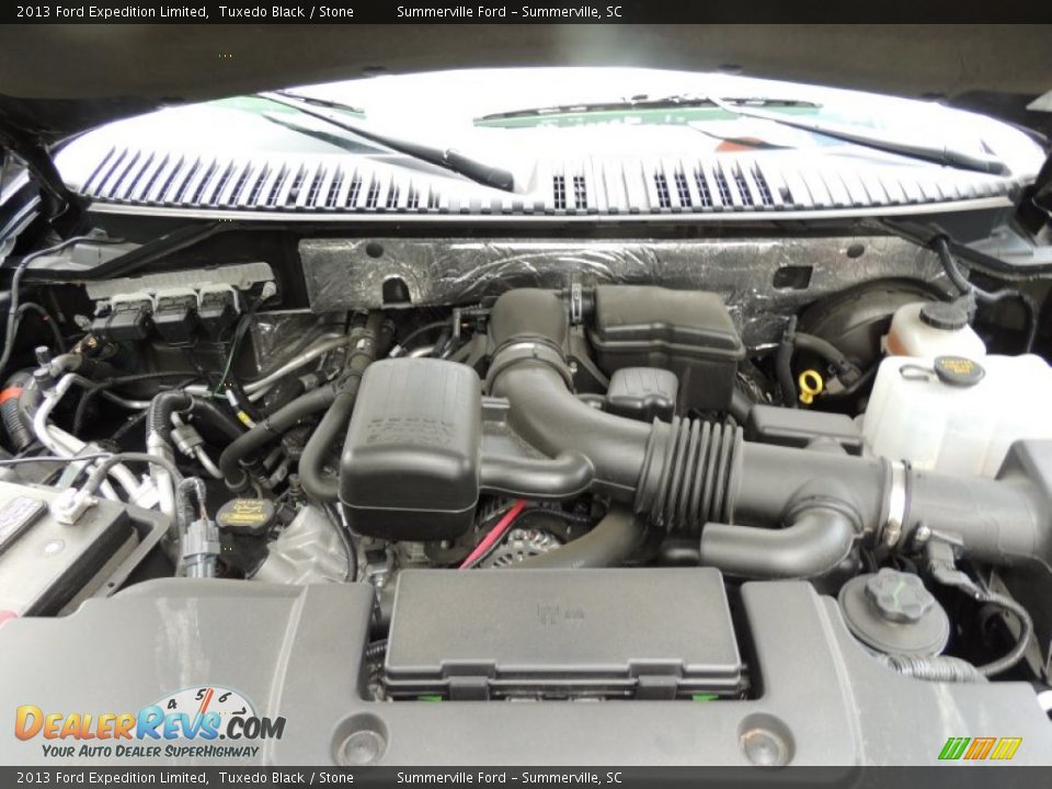 2013 Ford Expedition Limited Tuxedo Black / Stone Photo #22