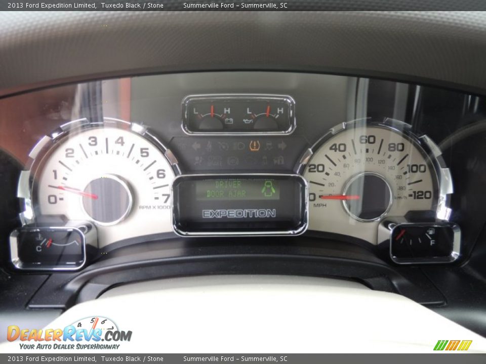 2013 Ford Expedition Limited Tuxedo Black / Stone Photo #27