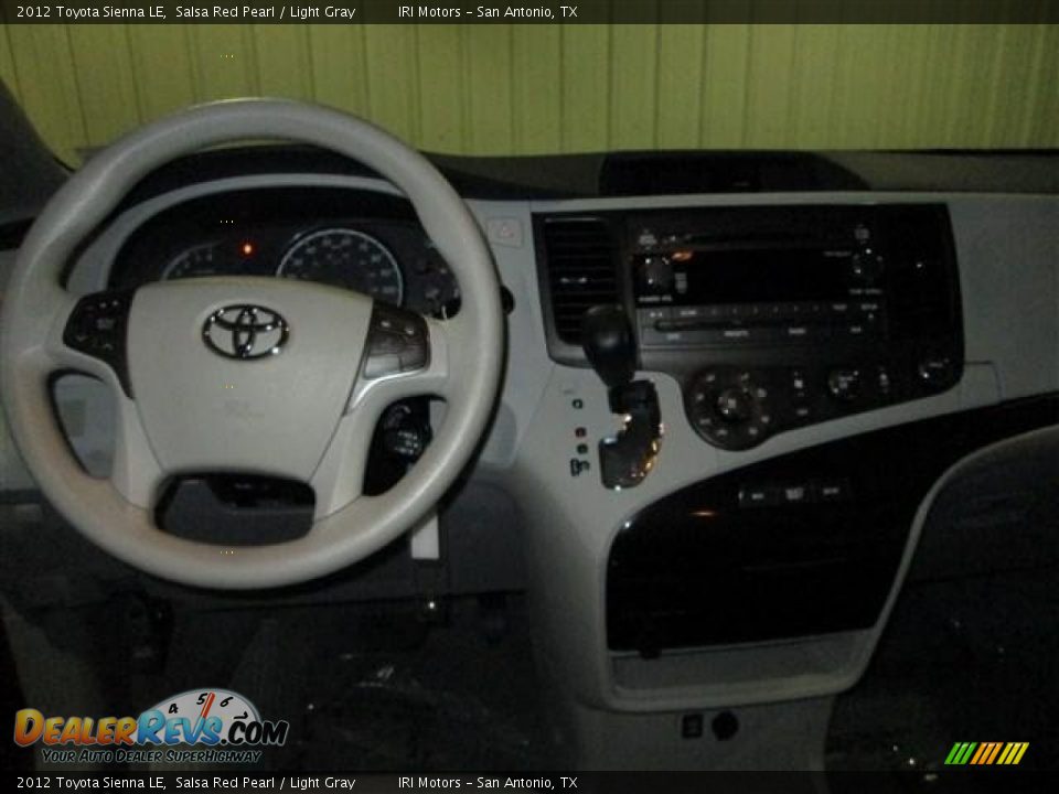 2012 Toyota Sienna LE Salsa Red Pearl / Light Gray Photo #13