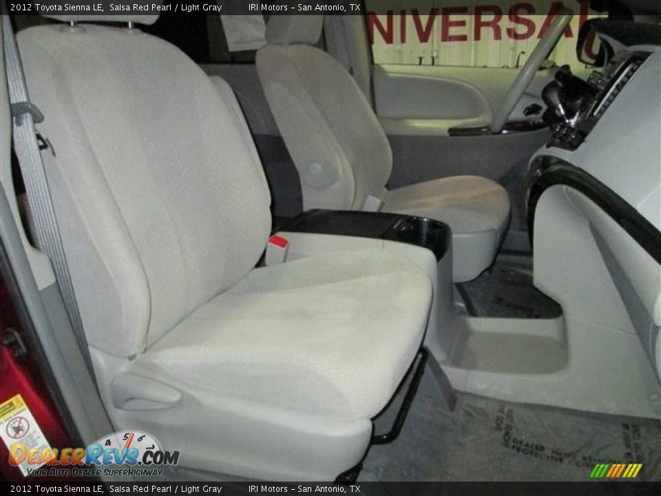 2012 Toyota Sienna LE Salsa Red Pearl / Light Gray Photo #18