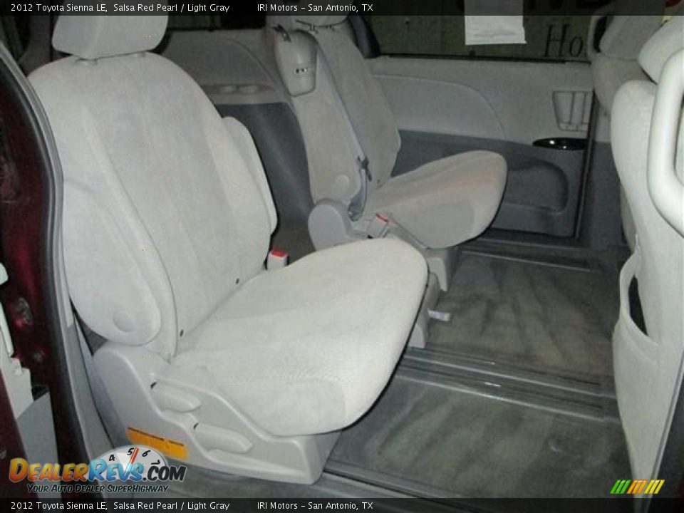 2012 Toyota Sienna LE Salsa Red Pearl / Light Gray Photo #19