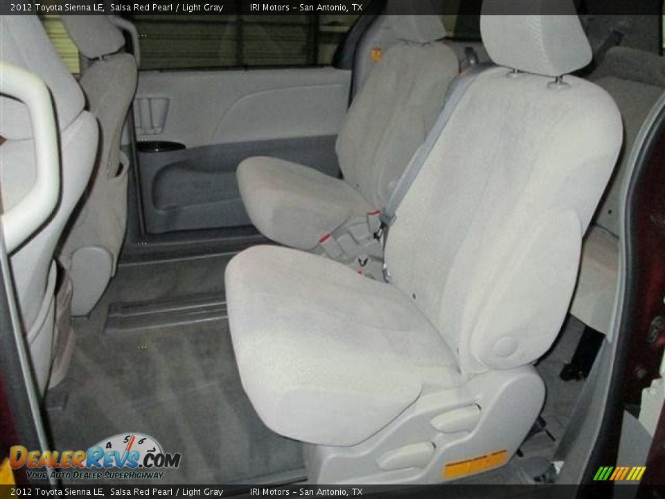 2012 Toyota Sienna LE Salsa Red Pearl / Light Gray Photo #20