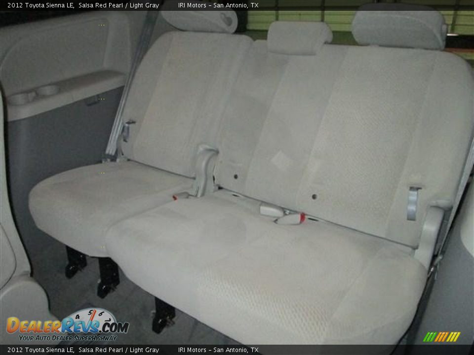 2012 Toyota Sienna LE Salsa Red Pearl / Light Gray Photo #21