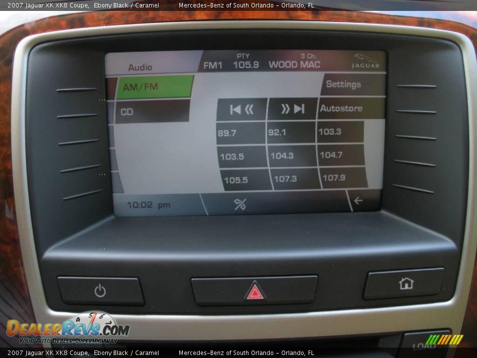 2007 Jaguar XK XK8 Coupe Ebony Black / Caramel Photo #22