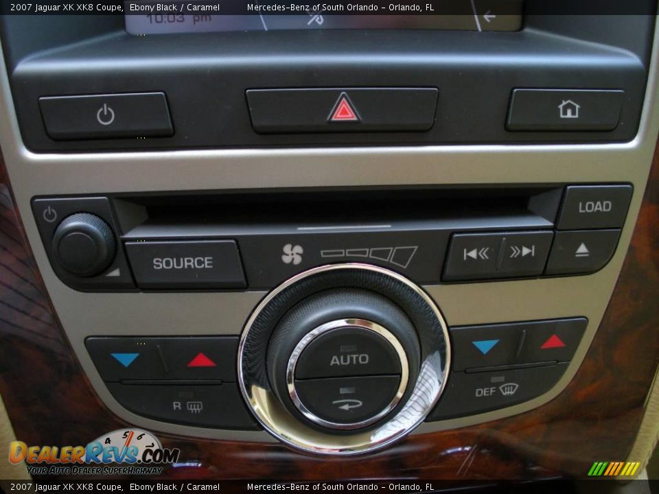 2007 Jaguar XK XK8 Coupe Ebony Black / Caramel Photo #23