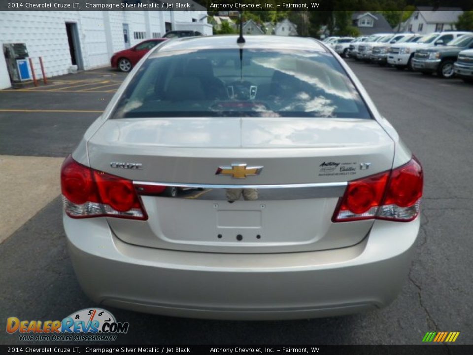 2014 Chevrolet Cruze LT Champagne Silver Metallic / Jet Black Photo #6
