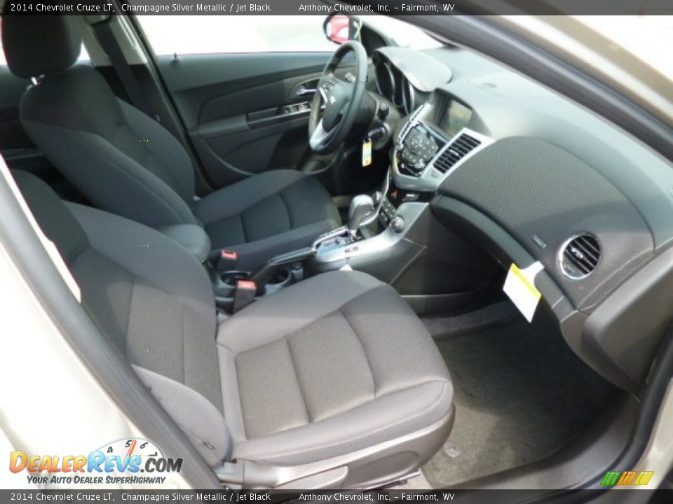 2014 Chevrolet Cruze LT Champagne Silver Metallic / Jet Black Photo #10