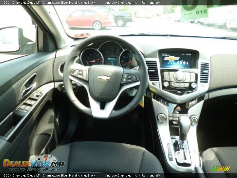 2014 Chevrolet Cruze LT Champagne Silver Metallic / Jet Black Photo #14