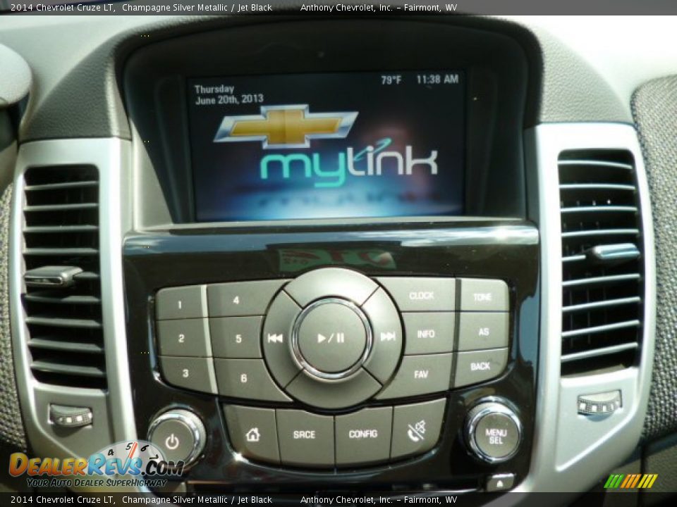 2014 Chevrolet Cruze LT Champagne Silver Metallic / Jet Black Photo #18