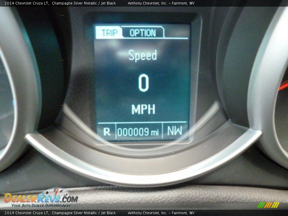 2014 Chevrolet Cruze LT Champagne Silver Metallic / Jet Black Photo #20