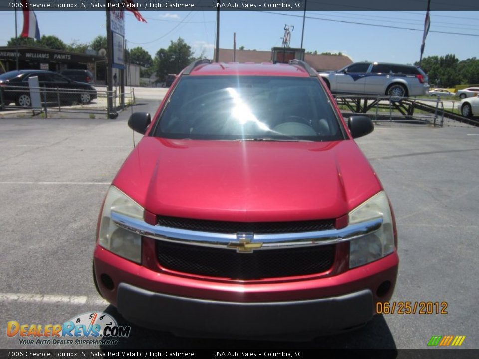 2006 Chevrolet Equinox LS Salsa Red Metallic / Light Cashmere Photo #2