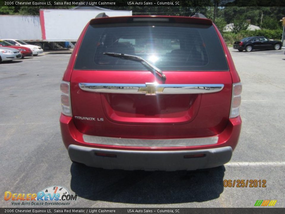 2006 Chevrolet Equinox LS Salsa Red Metallic / Light Cashmere Photo #6