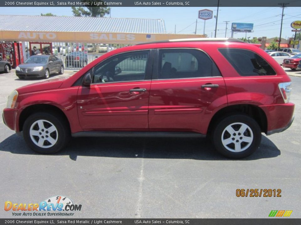 2006 Chevrolet Equinox LS Salsa Red Metallic / Light Cashmere Photo #7