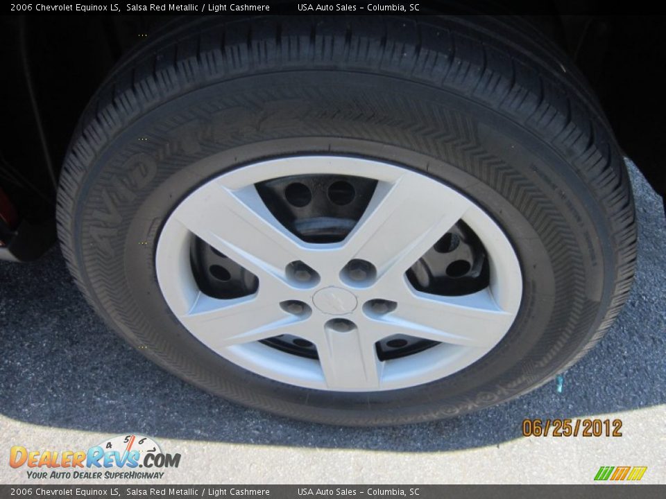 2006 Chevrolet Equinox LS Salsa Red Metallic / Light Cashmere Photo #8