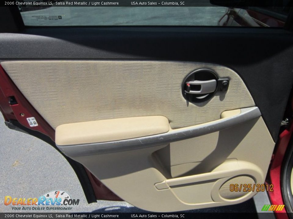 2006 Chevrolet Equinox LS Salsa Red Metallic / Light Cashmere Photo #12
