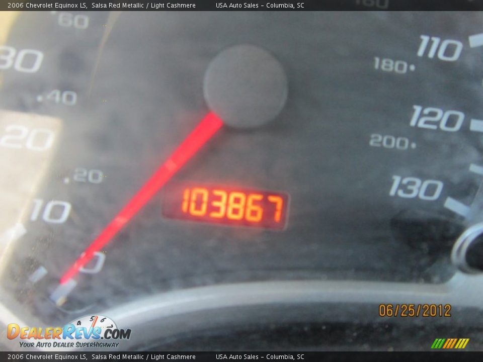 2006 Chevrolet Equinox LS Salsa Red Metallic / Light Cashmere Photo #25