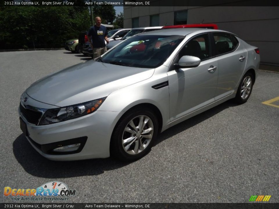 2012 Kia Optima LX Bright Silver / Gray Photo #2