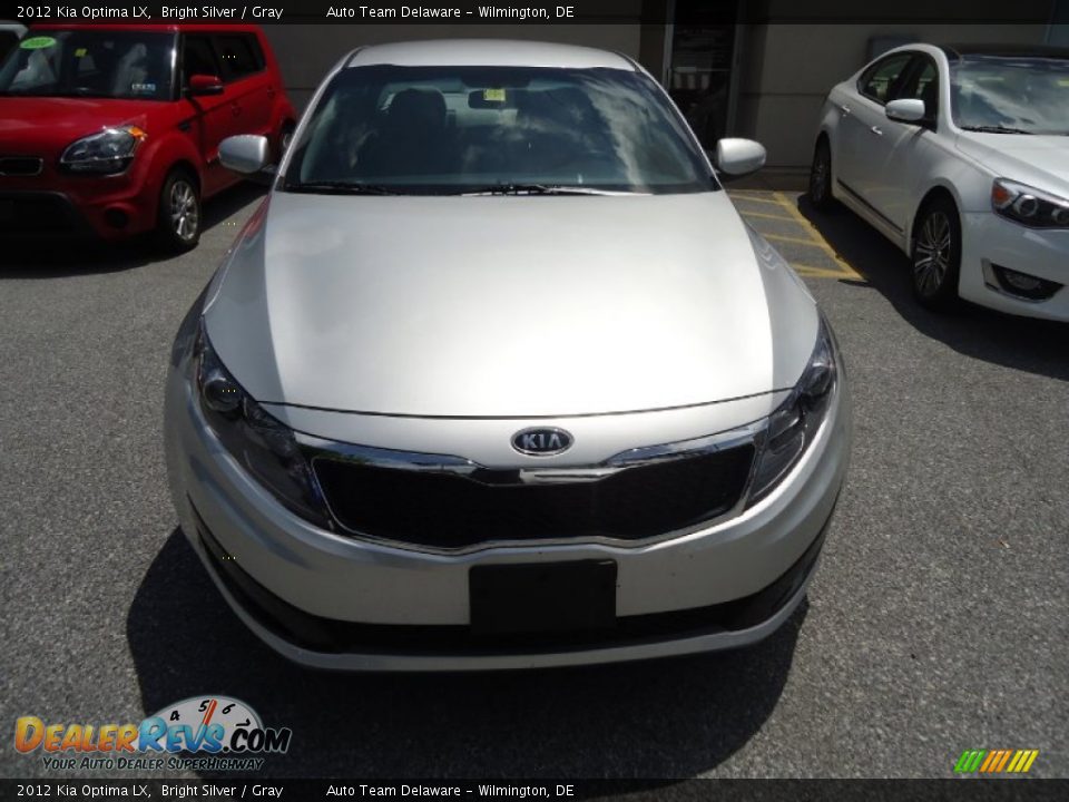 2012 Kia Optima LX Bright Silver / Gray Photo #3