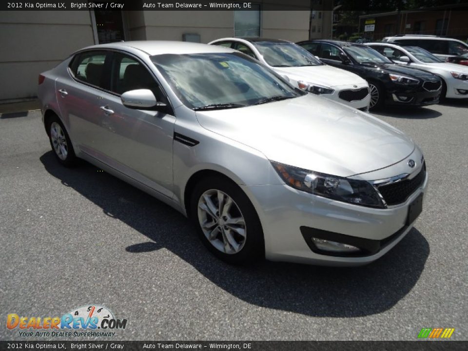 2012 Kia Optima LX Bright Silver / Gray Photo #4