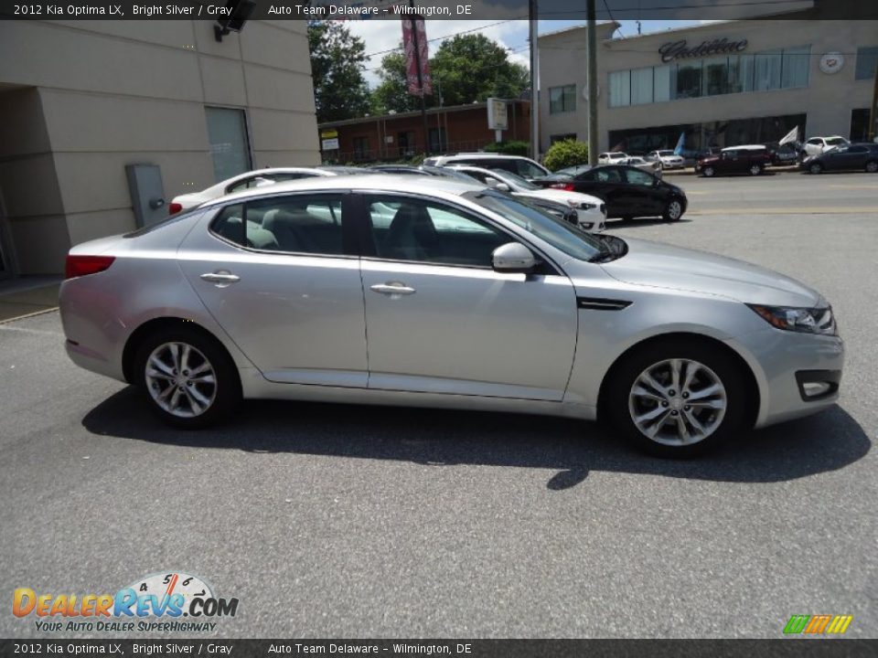 2012 Kia Optima LX Bright Silver / Gray Photo #5