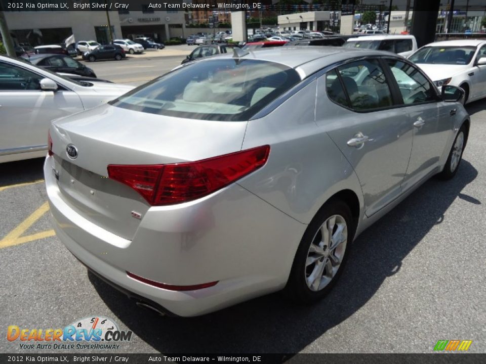 2012 Kia Optima LX Bright Silver / Gray Photo #6