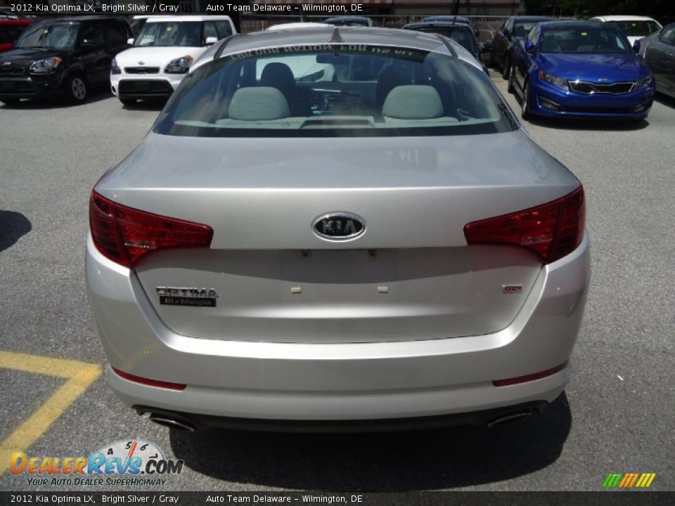 2012 Kia Optima LX Bright Silver / Gray Photo #7