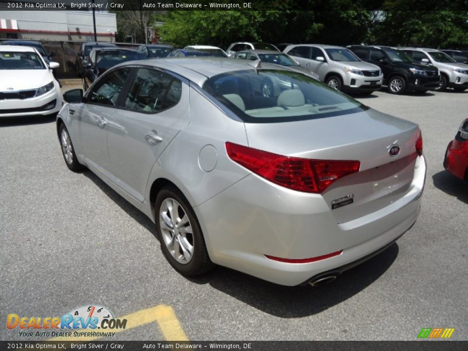 2012 Kia Optima LX Bright Silver / Gray Photo #8