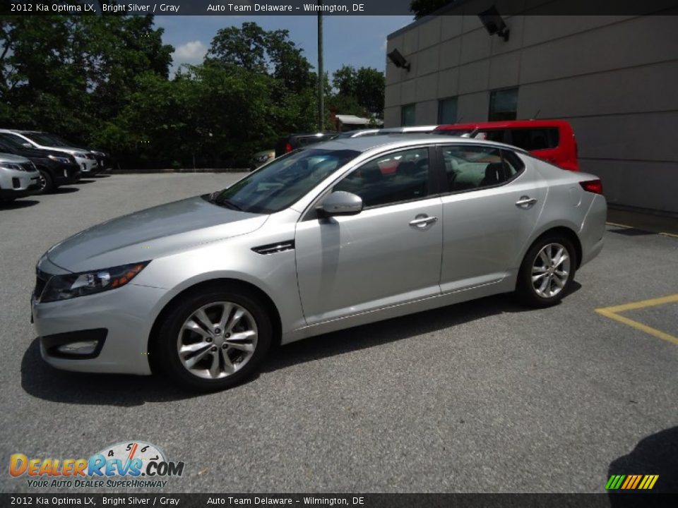 2012 Kia Optima LX Bright Silver / Gray Photo #9