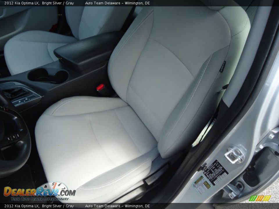 2012 Kia Optima LX Bright Silver / Gray Photo #24