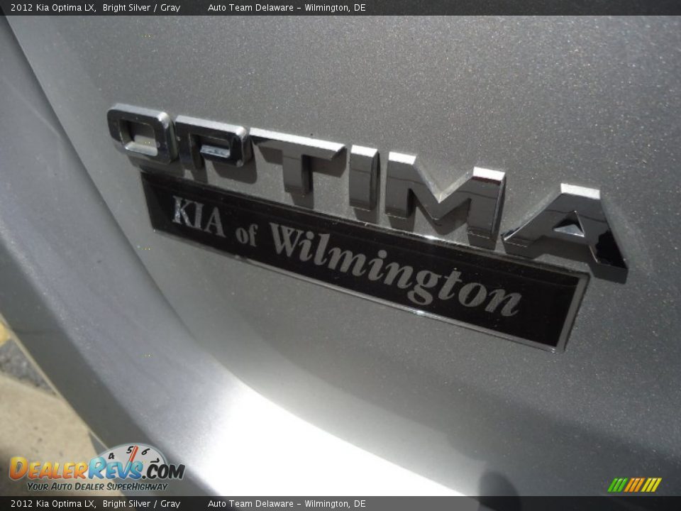 2012 Kia Optima LX Bright Silver / Gray Photo #35