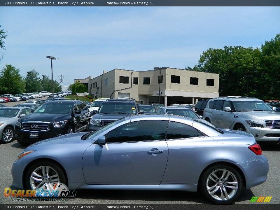 2010 Infiniti G 37 Convertible Pacific Sky / Graphite Photo #3