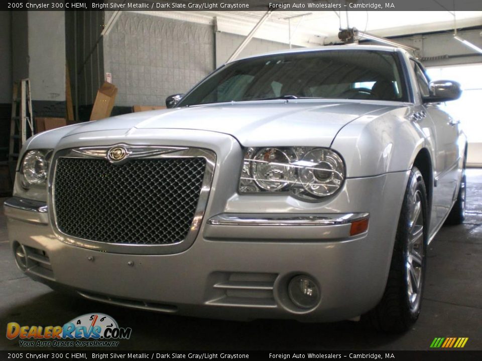 2005 Chrysler 300 C HEMI Bright Silver Metallic / Dark Slate Gray/Light Graystone Photo #1
