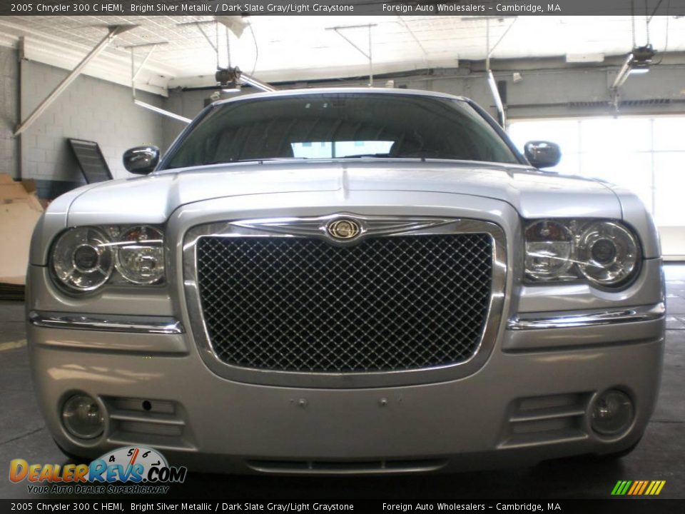 2005 Chrysler 300 C HEMI Bright Silver Metallic / Dark Slate Gray/Light Graystone Photo #3