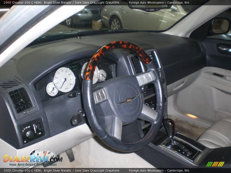 2005 Chrysler 300 C HEMI Bright Silver Metallic / Dark Slate Gray/Light Graystone Photo #5