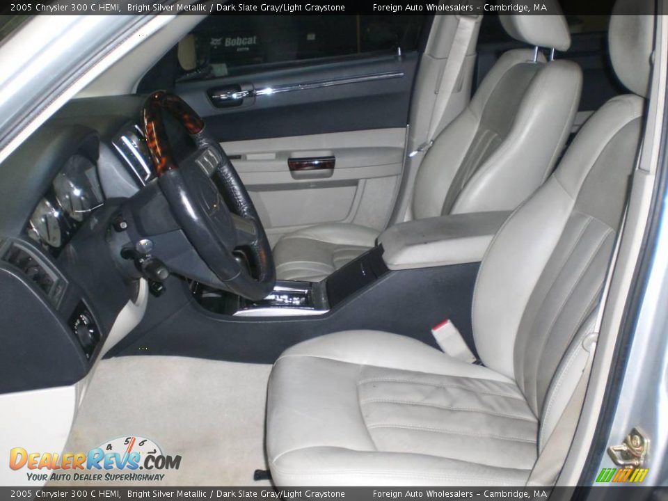 2005 Chrysler 300 C HEMI Bright Silver Metallic / Dark Slate Gray/Light Graystone Photo #6