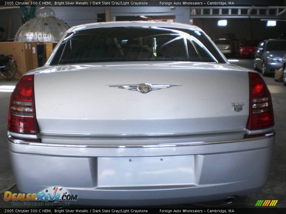 2005 Chrysler 300 C HEMI Bright Silver Metallic / Dark Slate Gray/Light Graystone Photo #7